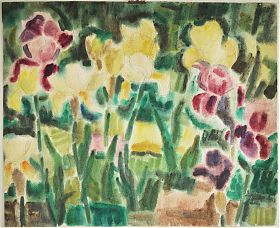 [Anonymus] : Iris/Schwertlilien : Aquarell / Wasserbuger Antiquariat / Christine Schmid